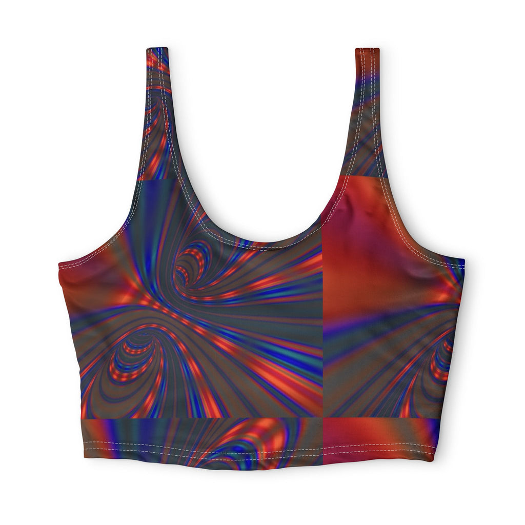 Rainbow Swirl — Matching Sports Bra (Small Print)