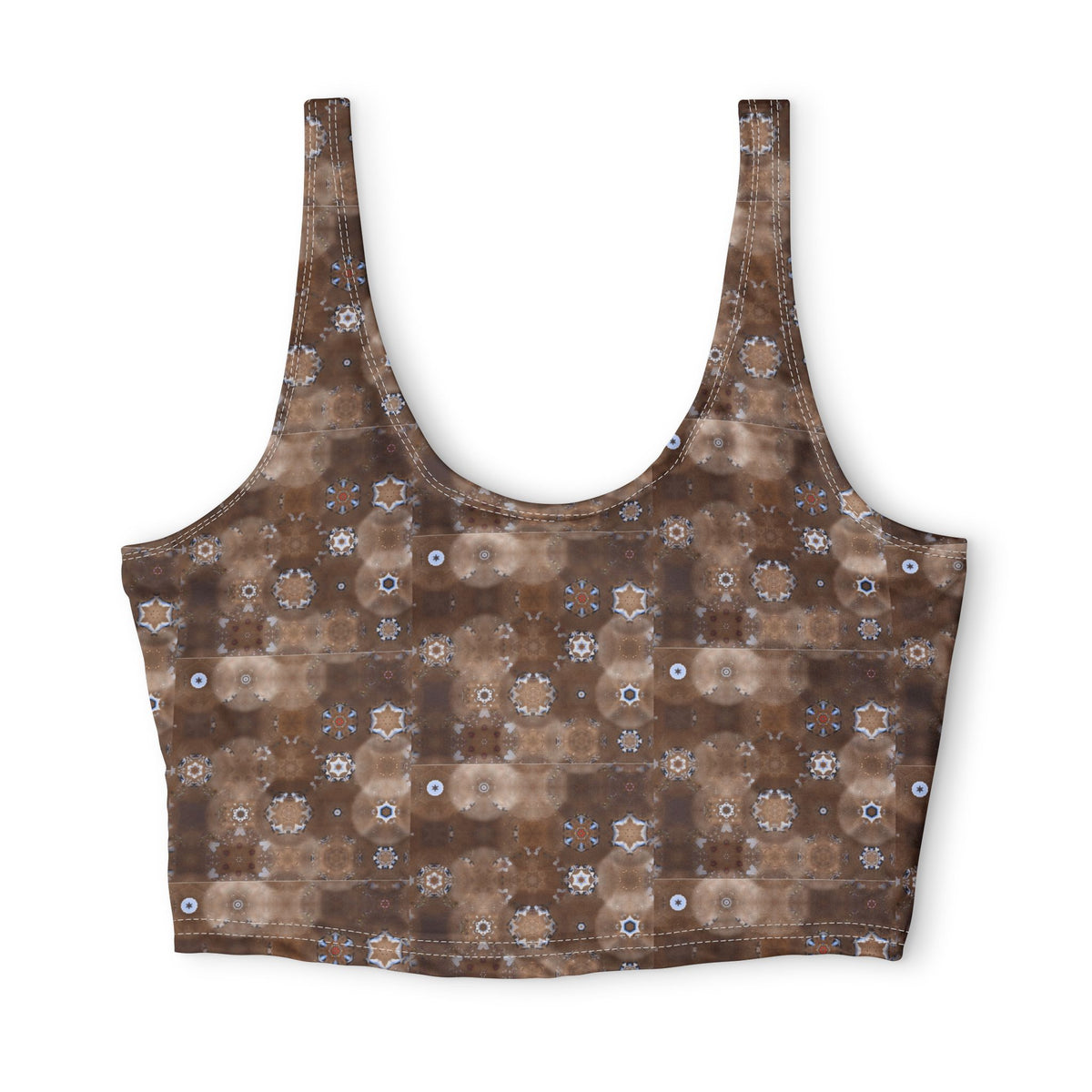 Abstract Geode — Matching Sports Bra (Small Print)
