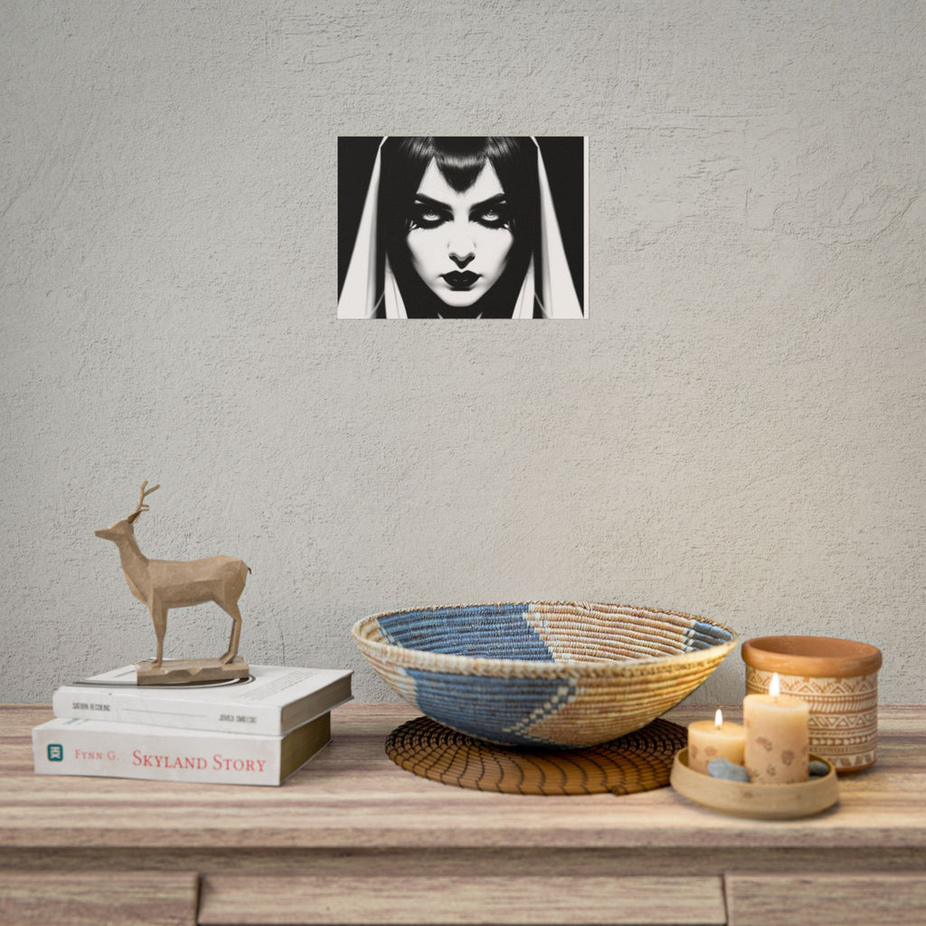 Gothic Vampire Woman Rolled Poster