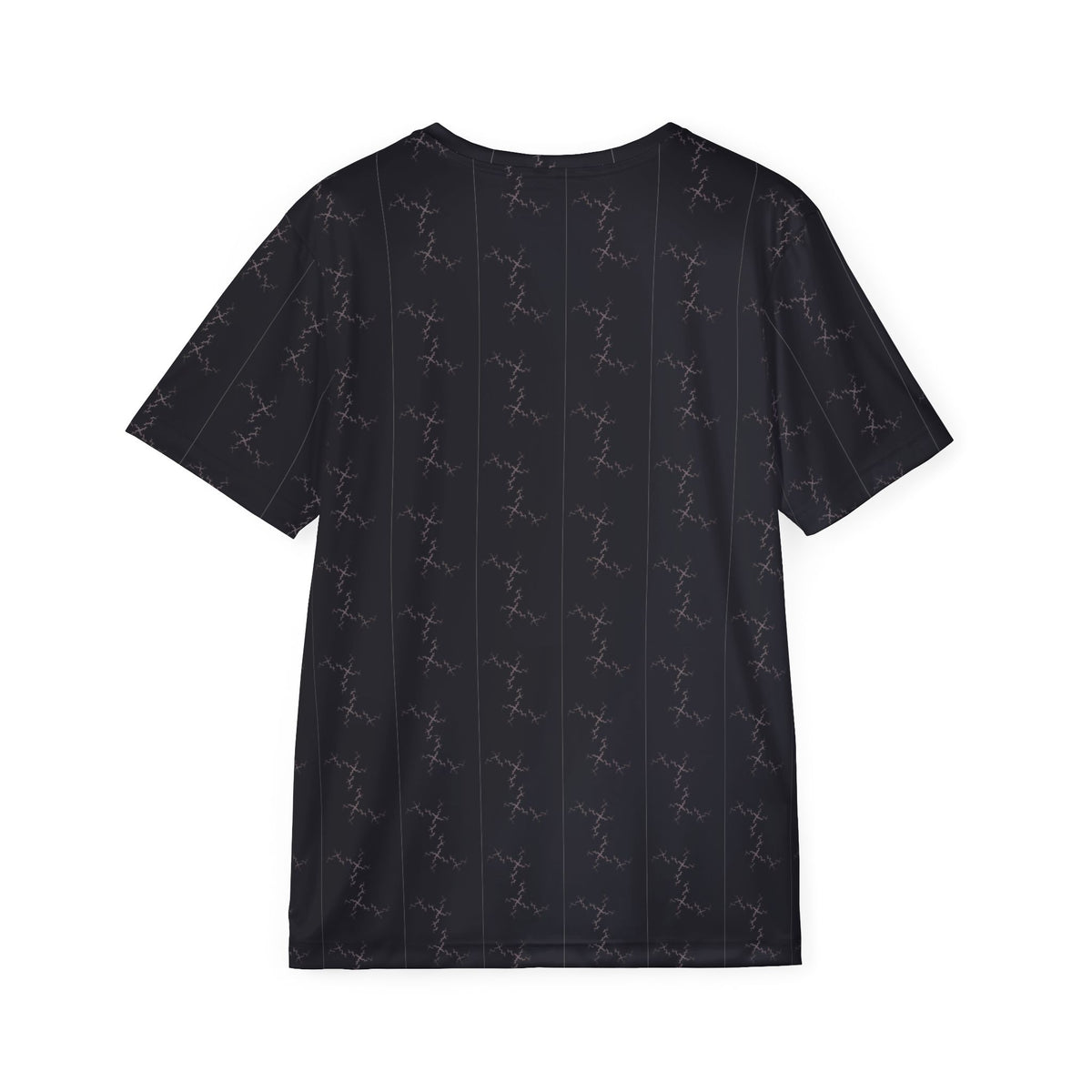 Black Abstract Pattern Sports Jersey