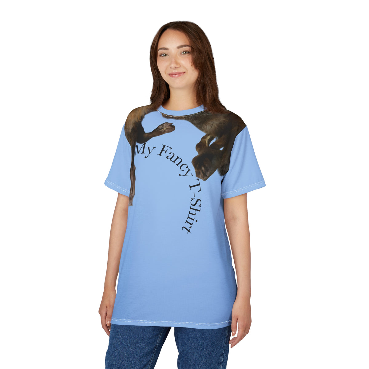 My Fancy T-Shirt — “Genuine Mink Fur” Stole (Printed!) Funny Graphic Tee