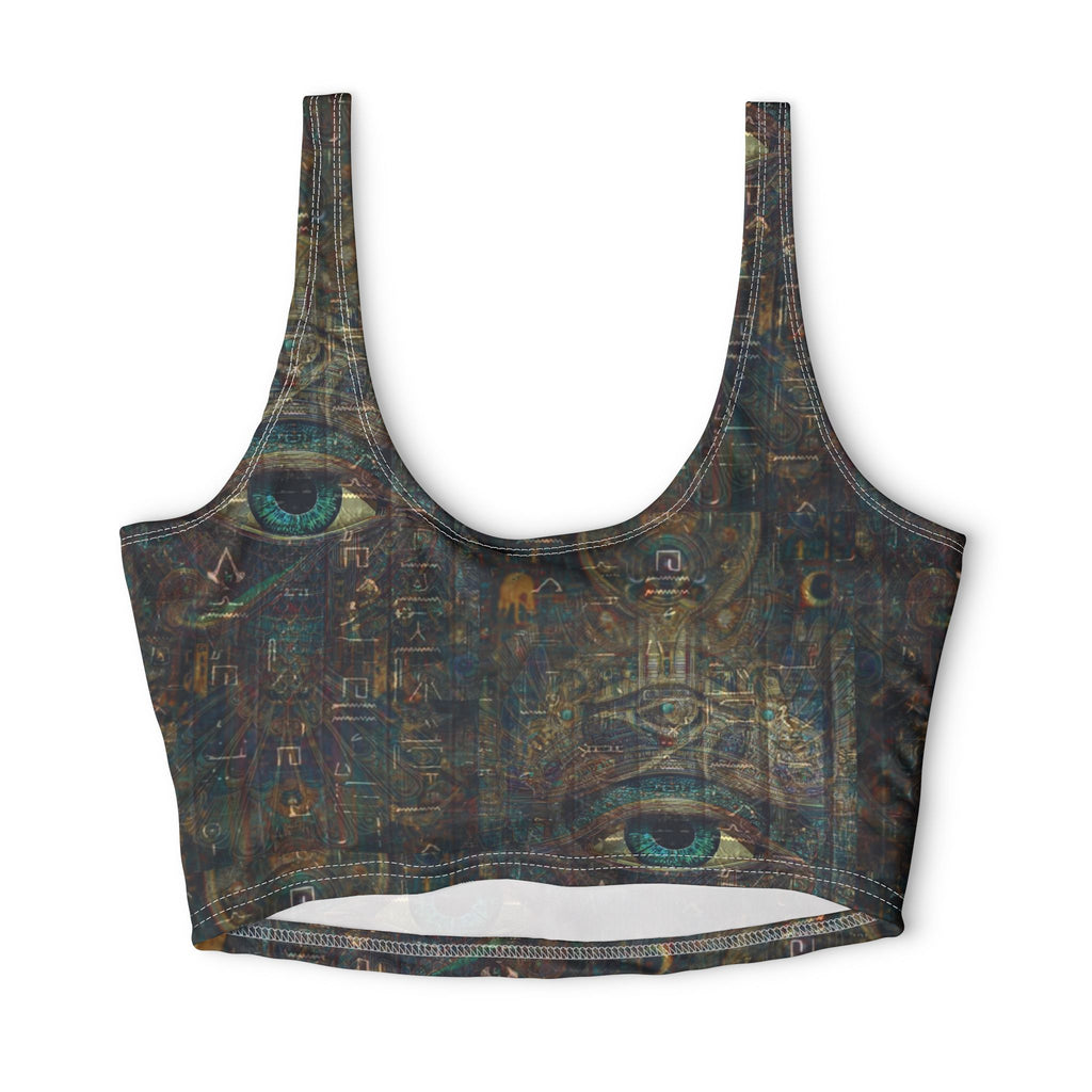 Egyptian Eye — Matching Sports Bra (Big Print)