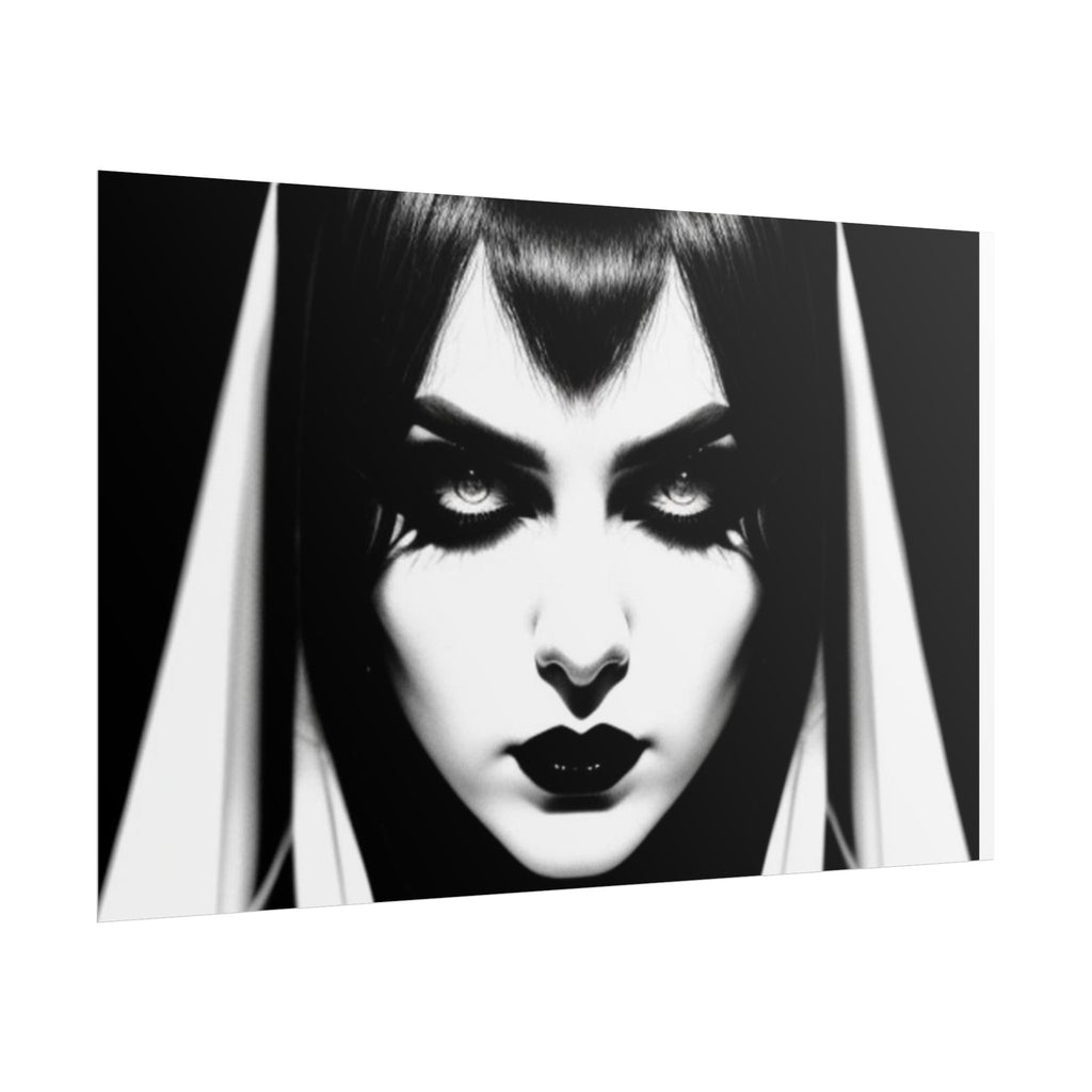 Gothic Vampire Woman Rolled Poster