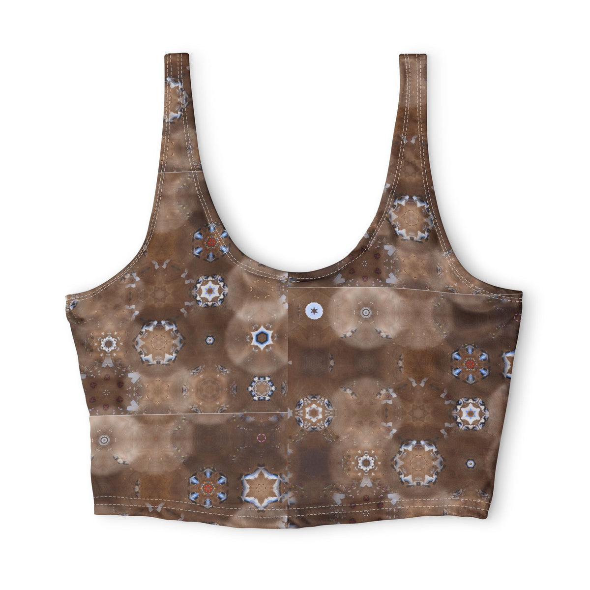 Abstract Geode — Matching Sports Bra (Big Print)