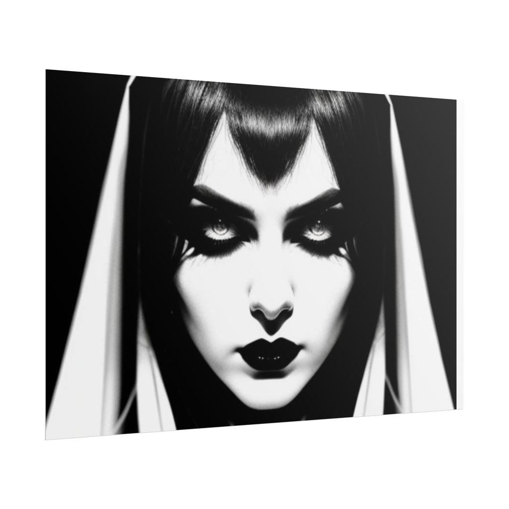 Gothic Vampire Woman Rolled Poster