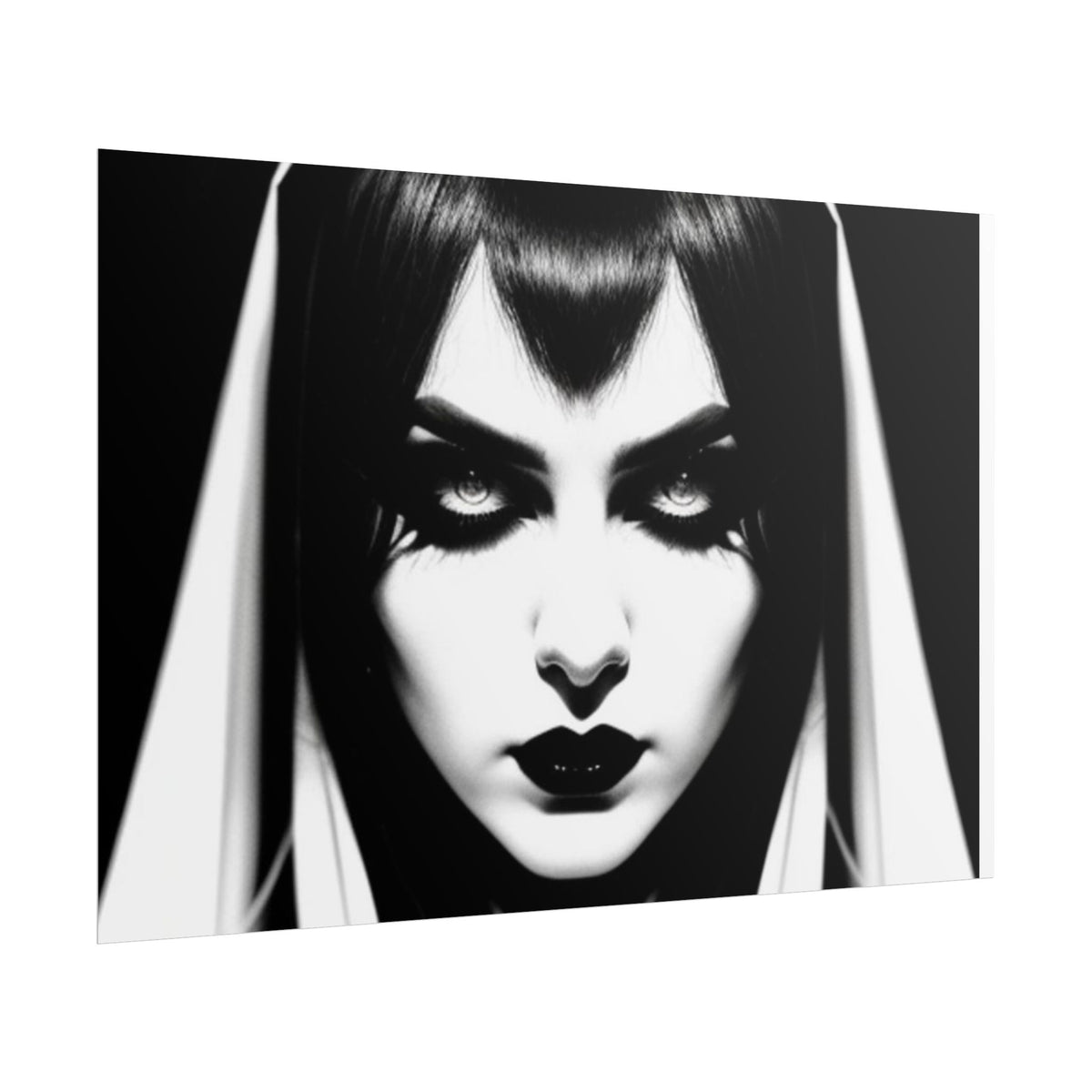 Gothic Vampire Woman Rolled Poster