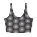 Mandala Grey — Matching Sports Bra (Big Print)