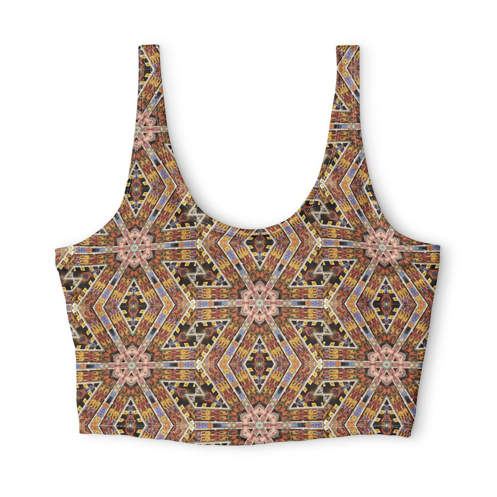 Kaleidoscope Market Print — Matching Sports Bra (Small Print)