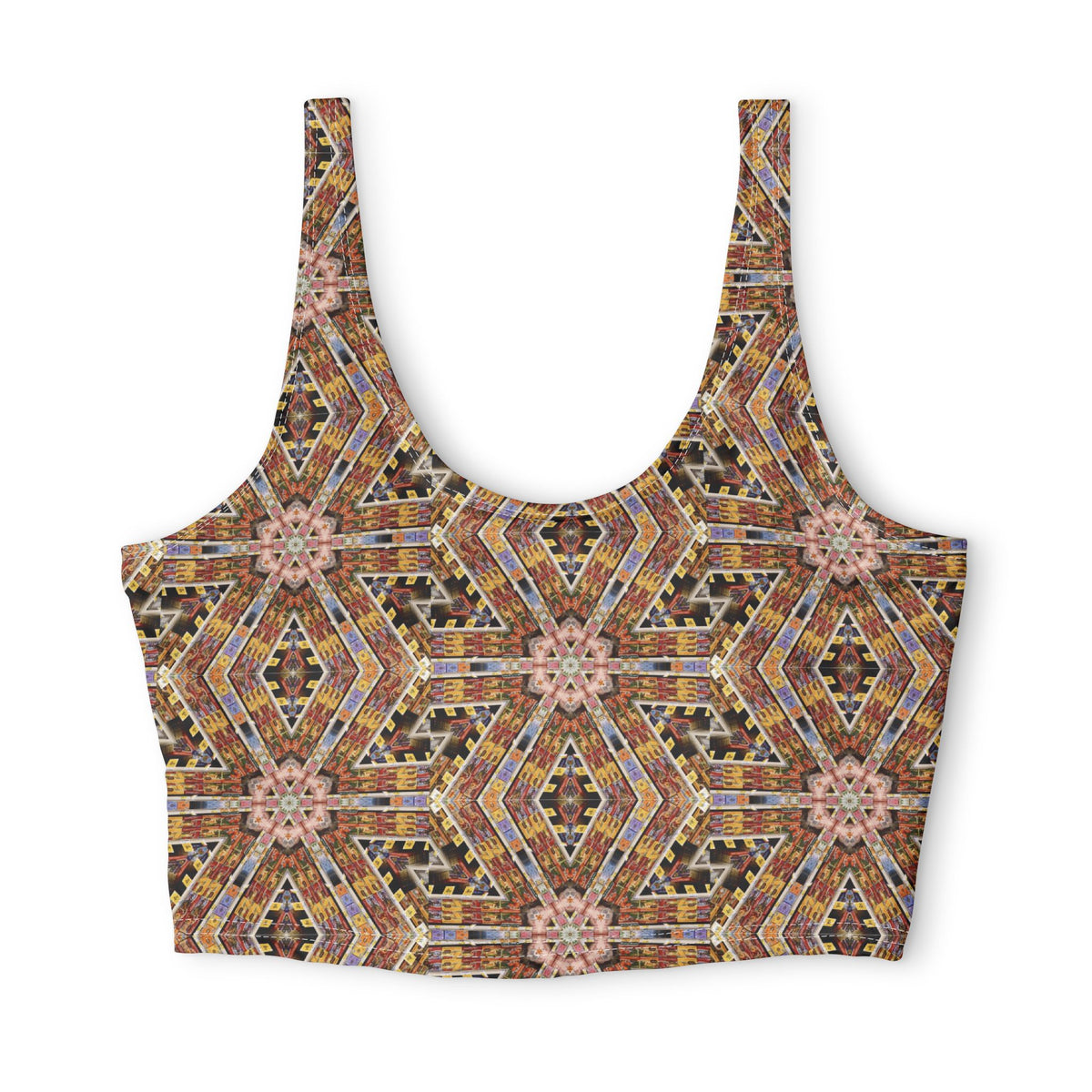 Kaleidoscope Market Print — Matching Sports Bra (Small Print)