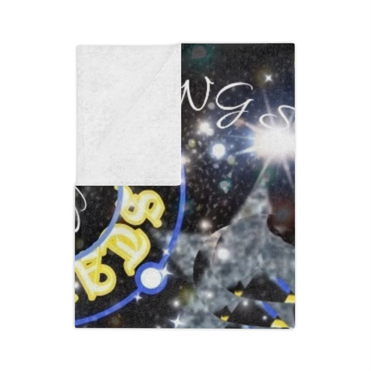 Galaxy Star Spiral Velveteen Microfiber Blanket