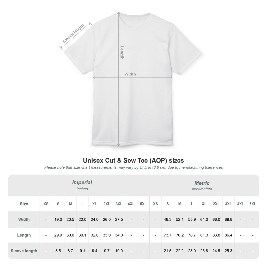 Abstract Wave Pattern T-Shirt