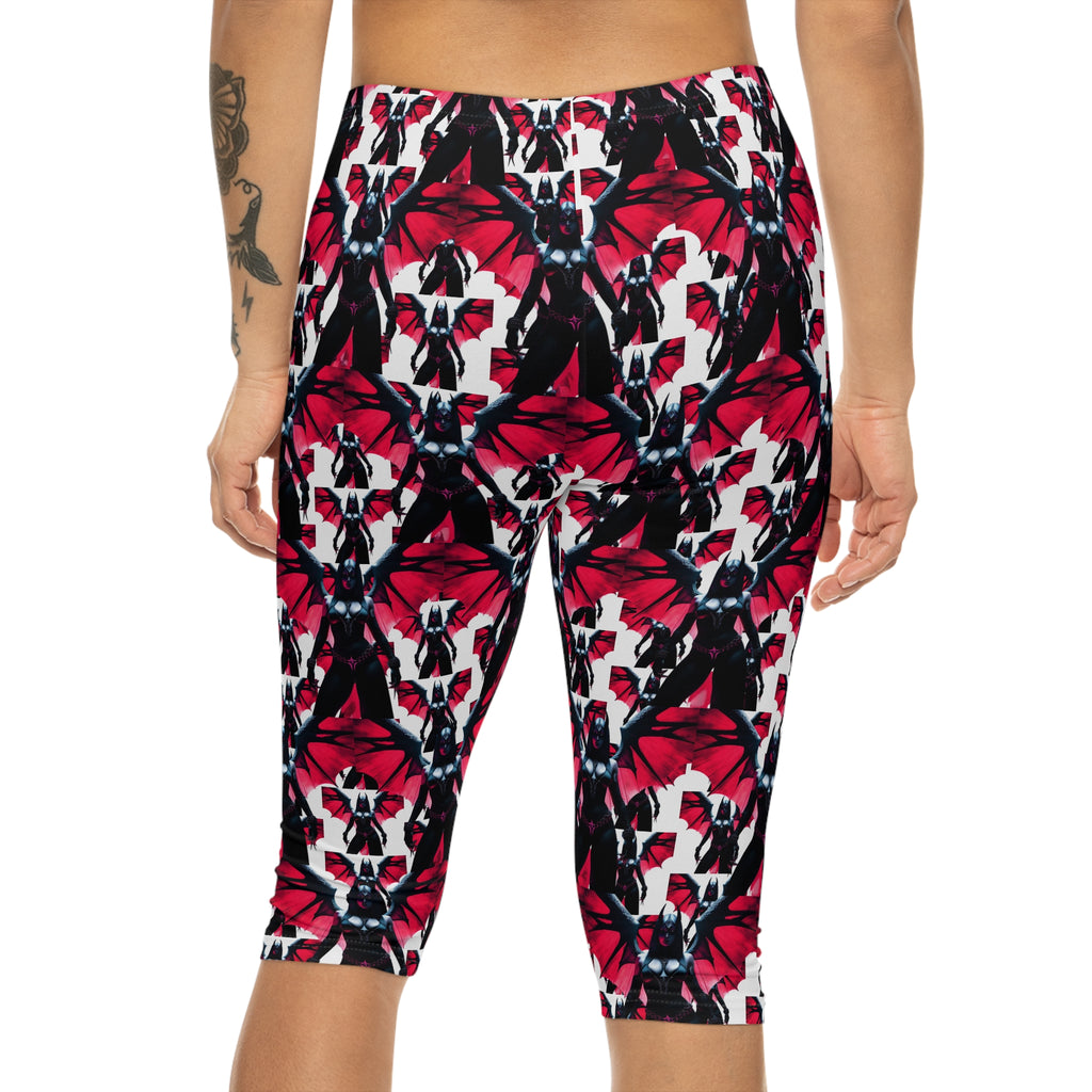 Women’s Capri Leggings (AOP)