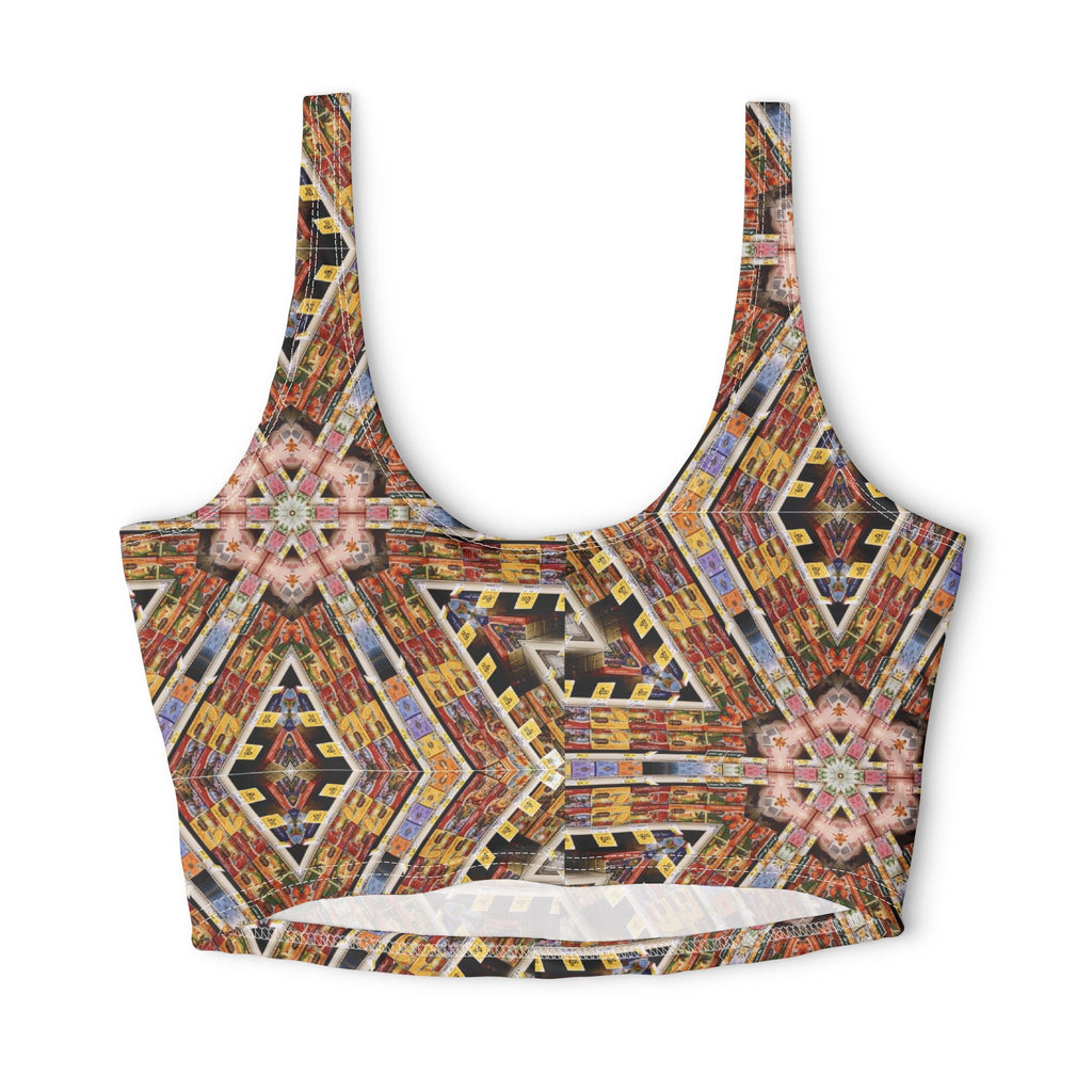 Kaleidoscope Market Print — Matching Sports Bra (Big Print)
