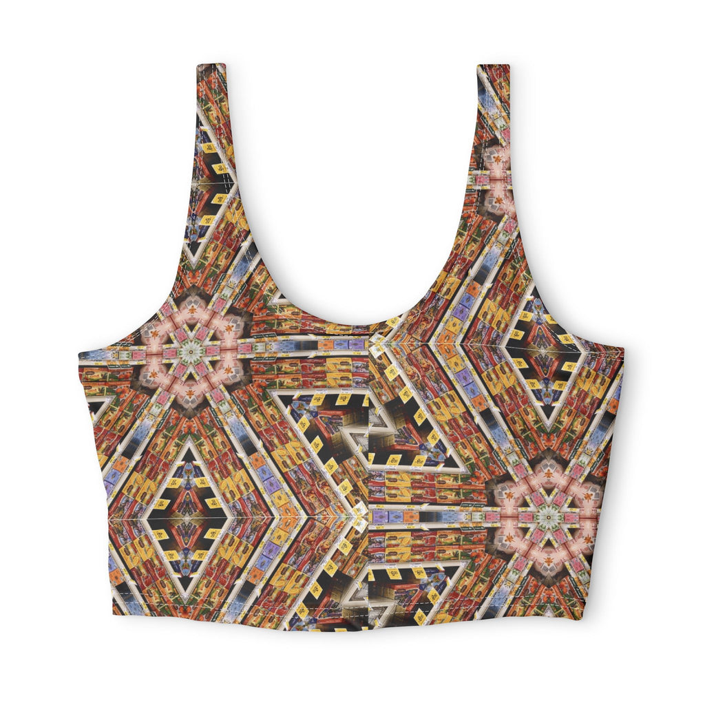 Kaleidoscope Market Print — Matching Sports Bra (Big Print)
