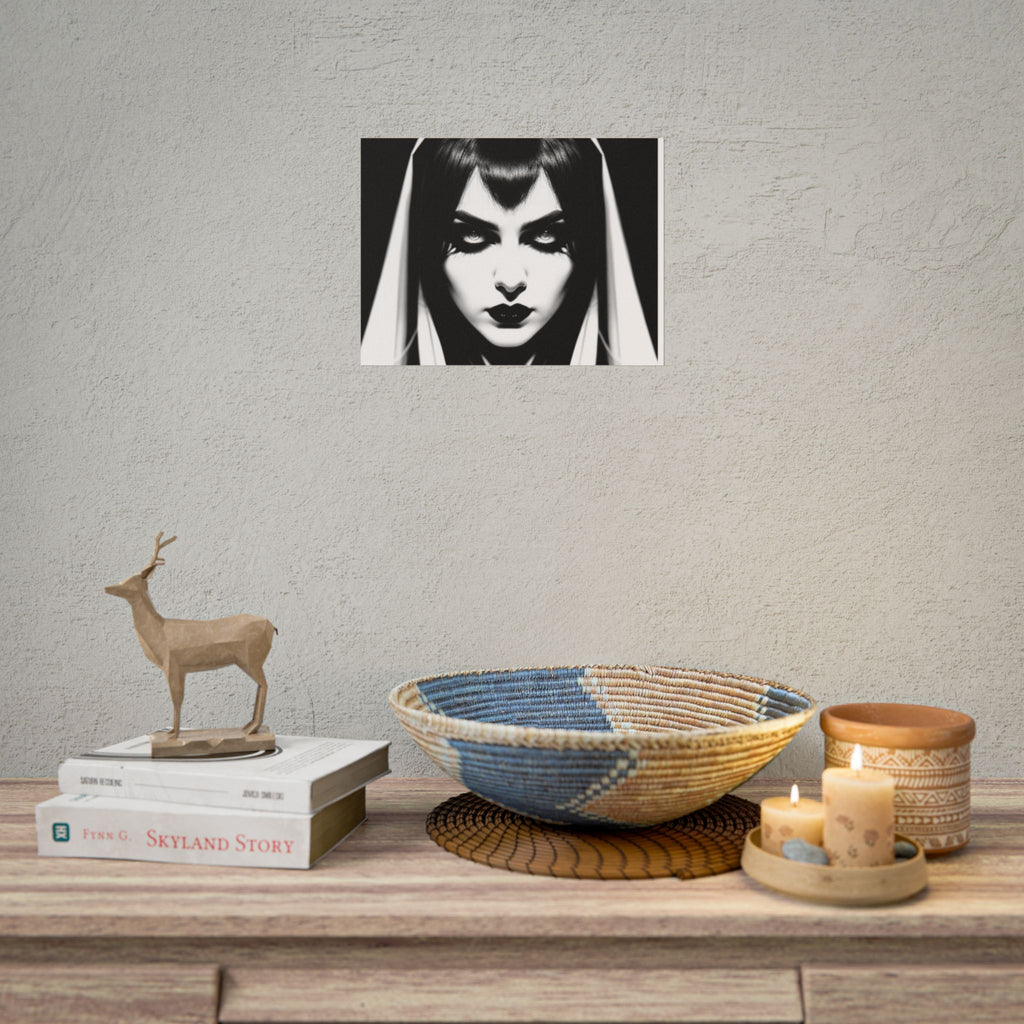 Gothic Vampire Woman Rolled Poster