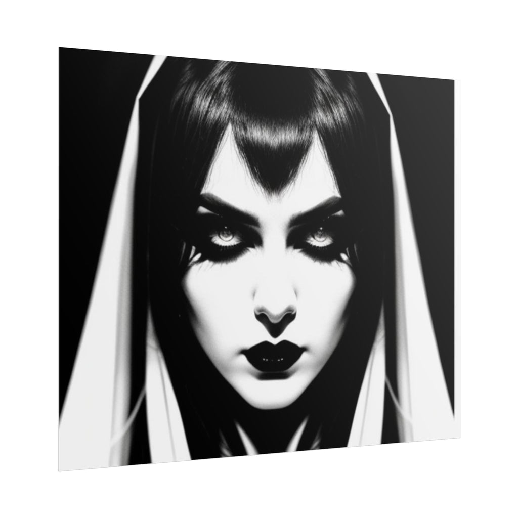 Gothic Vampire Woman Rolled Poster