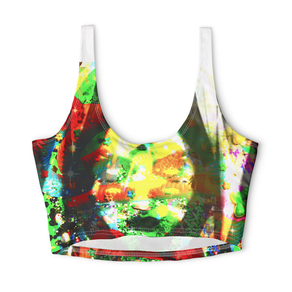 Polyester Sports Bra (AOP)