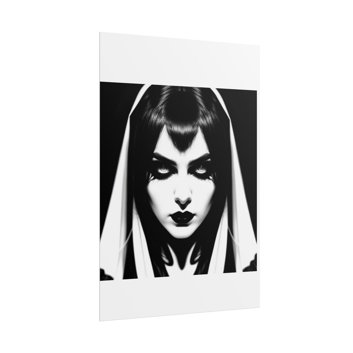 Gothic Vampire Woman Rolled Poster