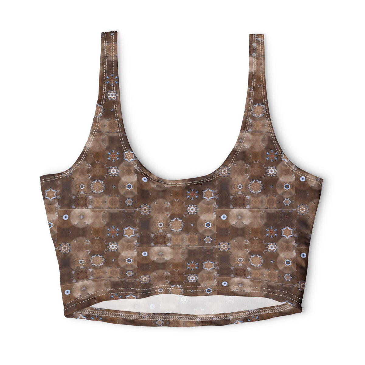 Abstract Geode — Matching Sports Bra (Small Print)