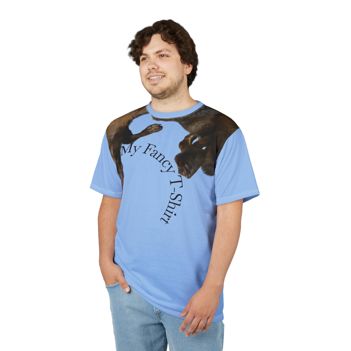 My Fancy T-Shirt — “Genuine Mink Fur” Stole (Printed!) Funny Graphic Tee
