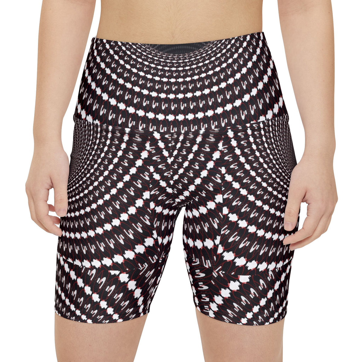 Women's Optical Illusion Workout Shorts