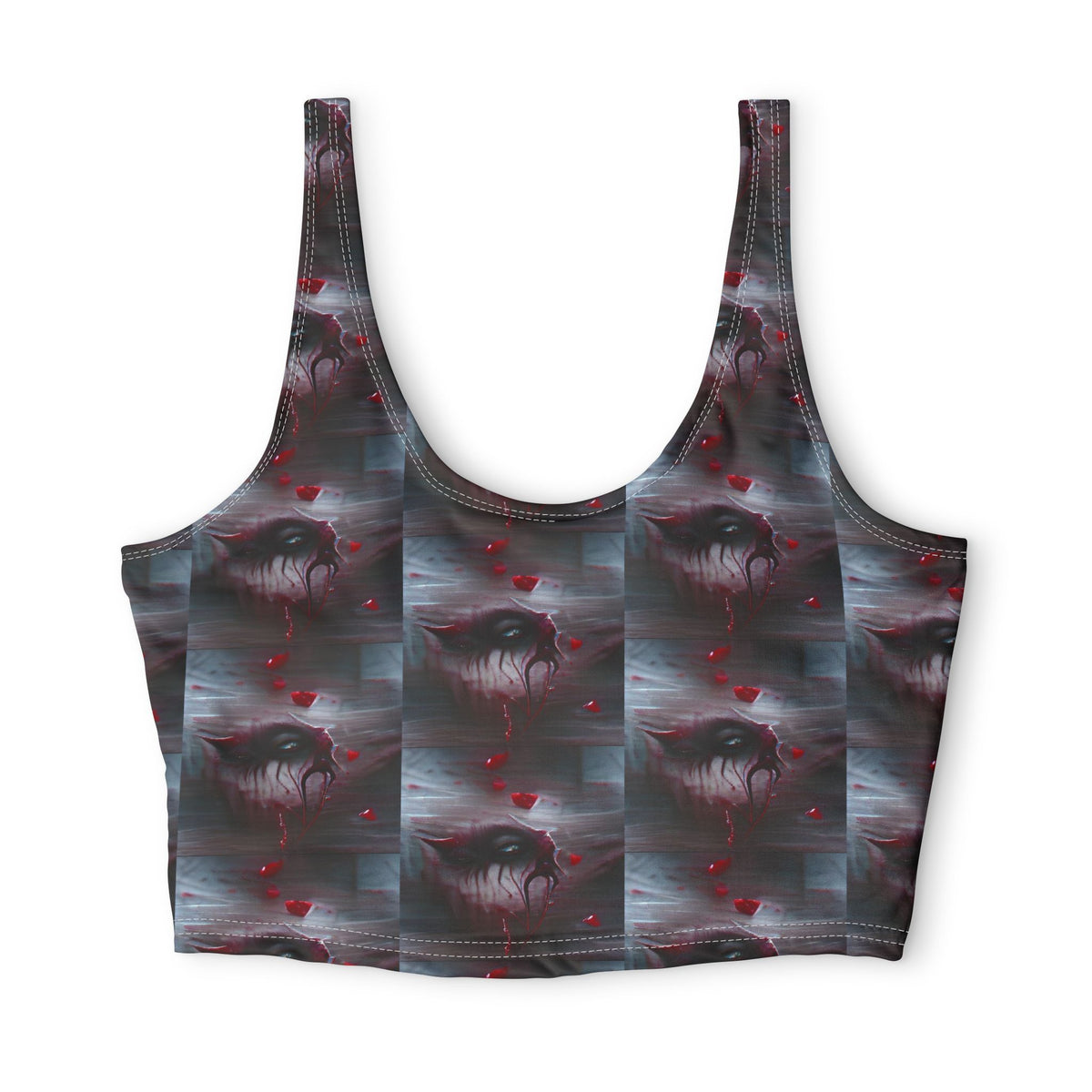 Gothic Heart — Matching Sports Bra (Big Print)