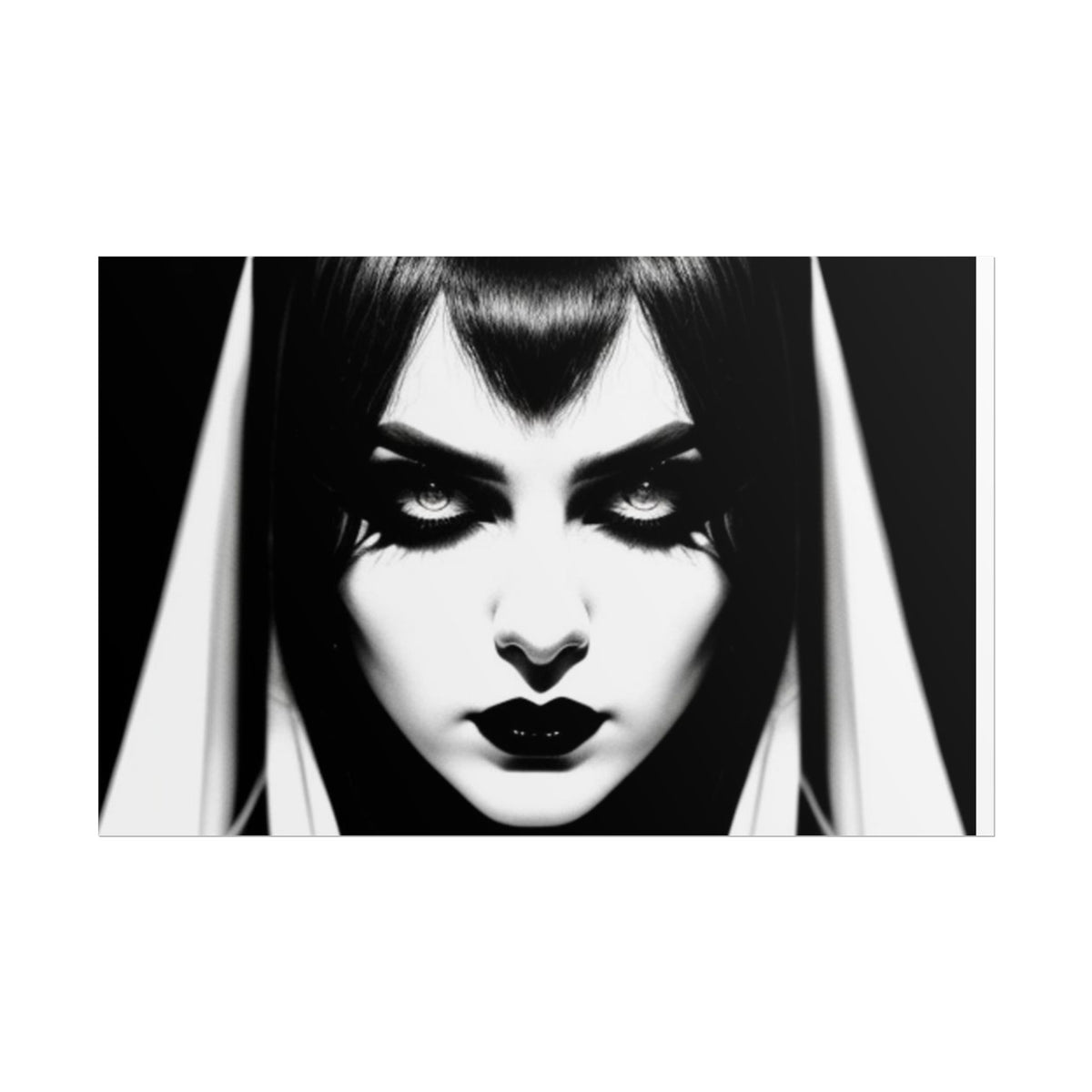 Gothic Vampire Woman Rolled Poster