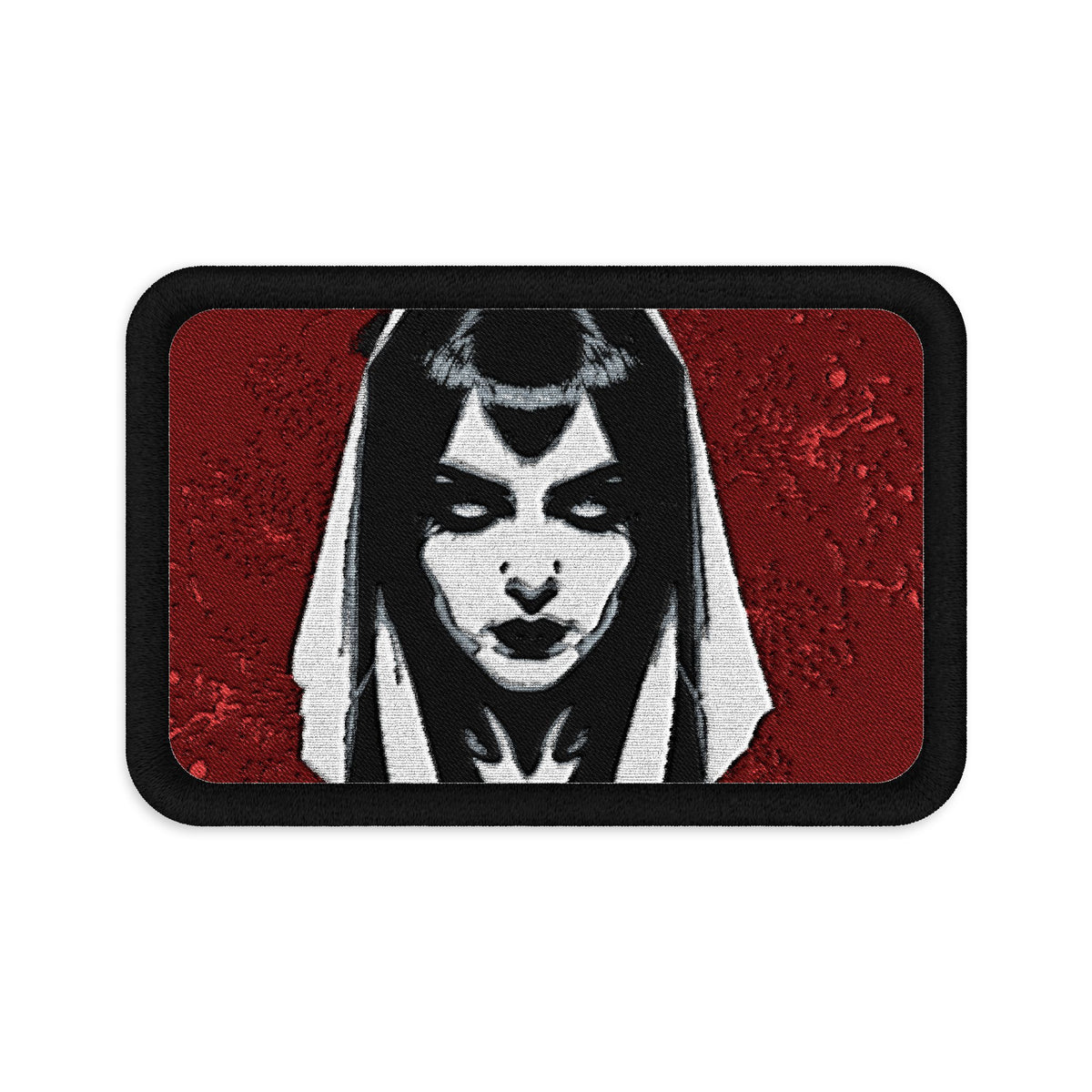 Demon Girl Embroidered Tactical Patch