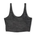 Black Mandala — Matching Sports Bra (Small Print)