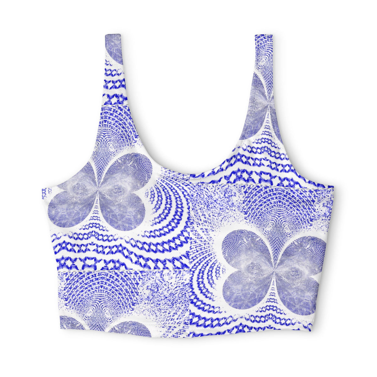 Women's Capri (AOP) — Matching Sports Bra (Big Print)