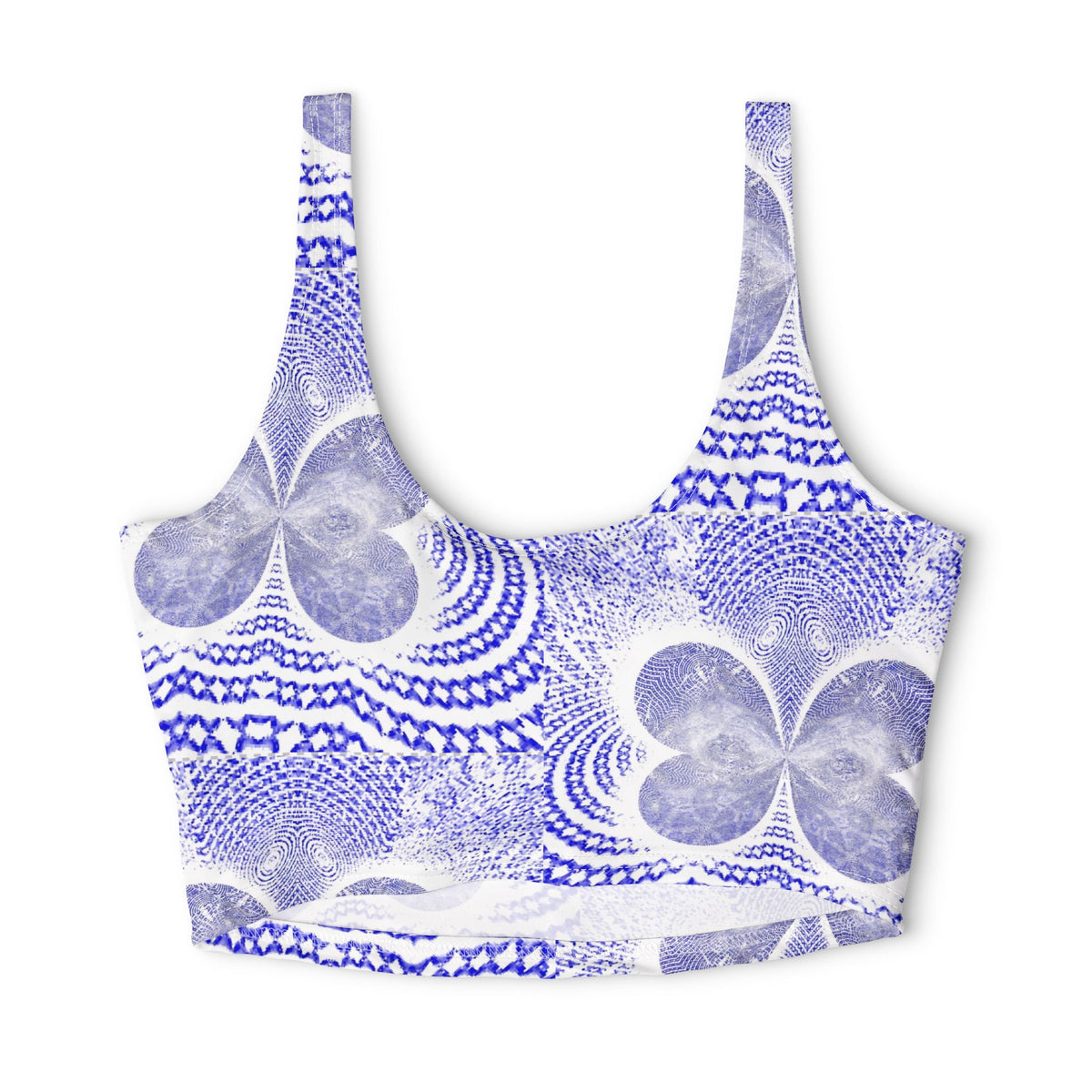 Women's Capri (AOP) — Matching Sports Bra (Big Print)