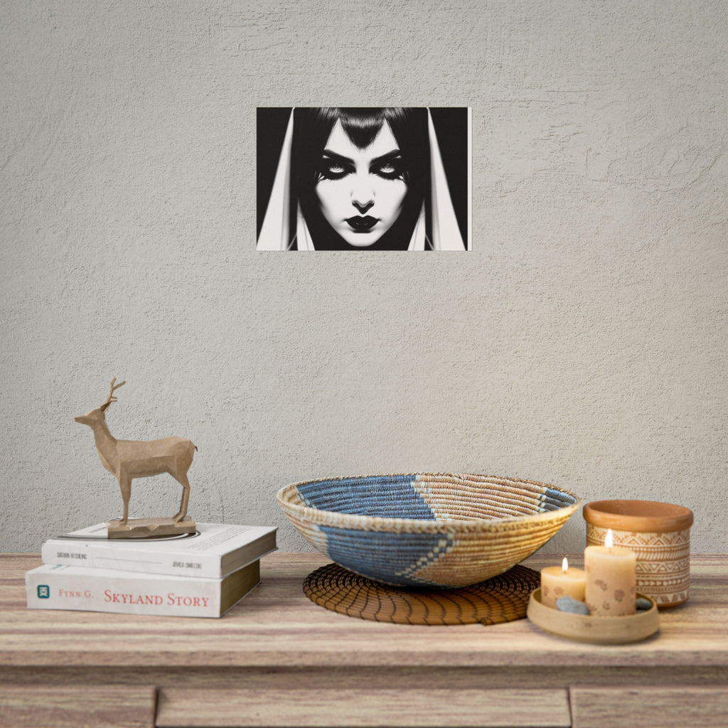 Gothic Vampire Woman Rolled Poster