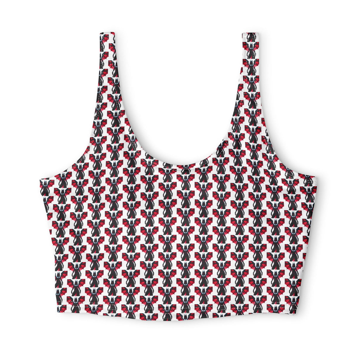 Gothic Bat Print — Matching Sports Bra (Small Print)
