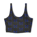 Plus Size Blue Butterfly — Matching Sports Bra (Small Print)