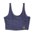 Blue Floral Mandala — Matching Sports Bra (Small Print)
