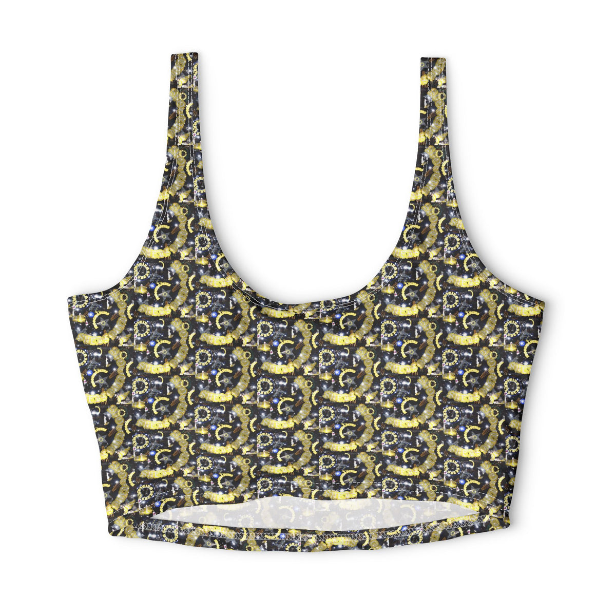 Galaxy Gold Chain — Matching Sports Bra (Small Print)