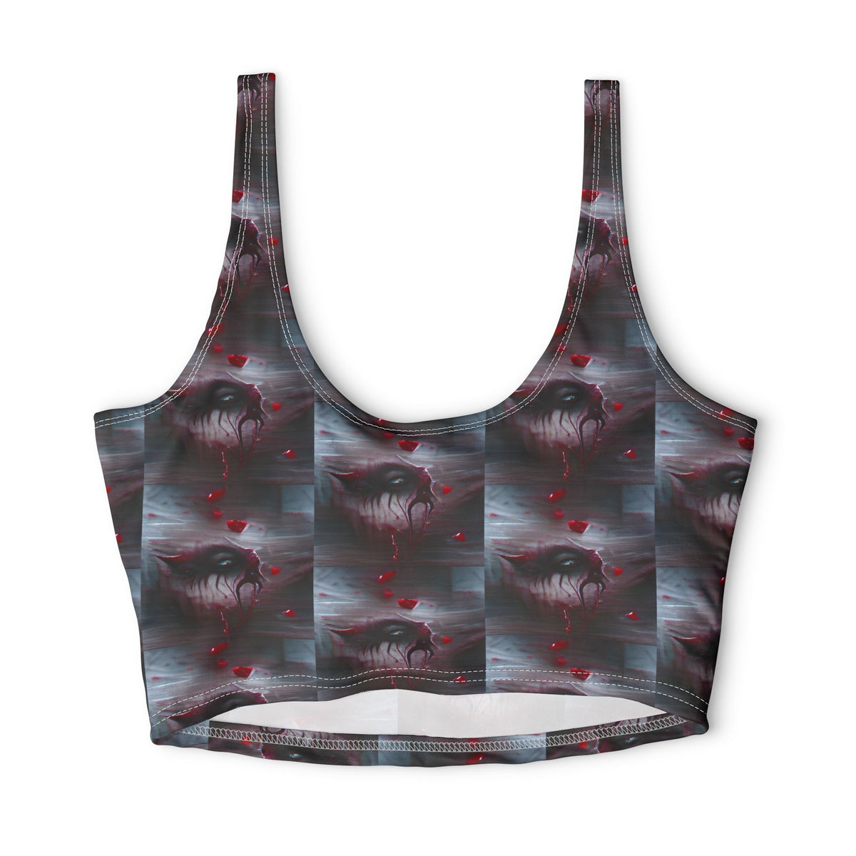 Gothic Heart — Matching Sports Bra (Big Print)