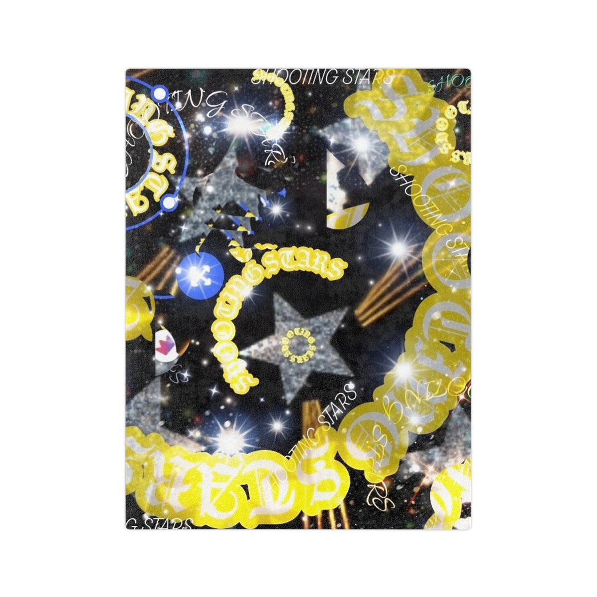 Galaxy Star Spiral Velveteen Microfiber Blanket