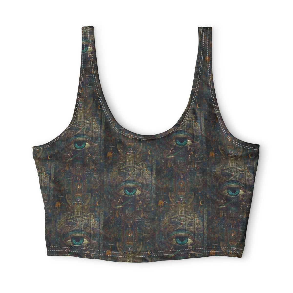 Egyptian Eye — Matching Sports Bra (Small Print)