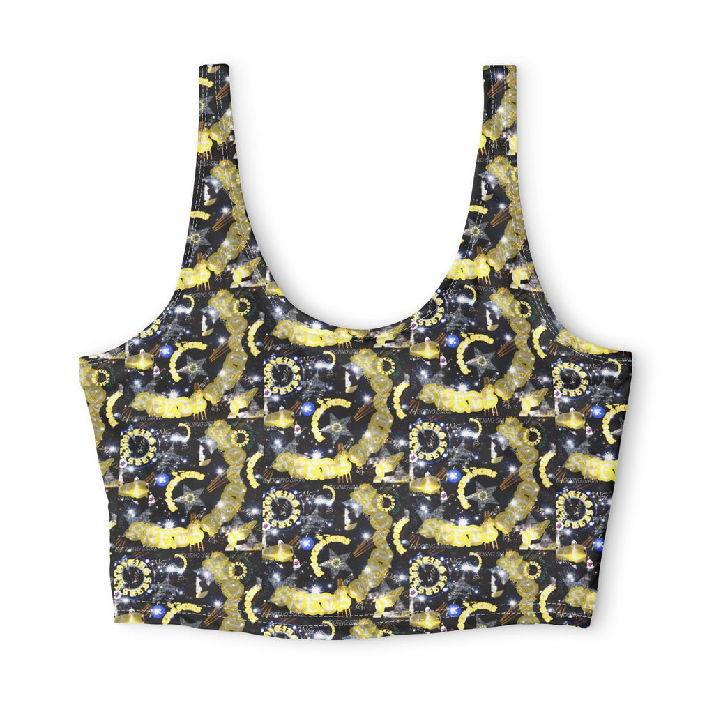 Galaxy Gold Chain — Matching Sports Bra (Big Print)