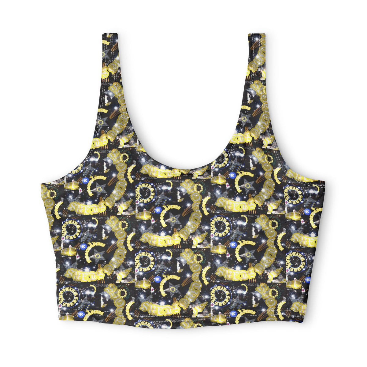 Galaxy Gold Chain — Matching Sports Bra (Big Print)