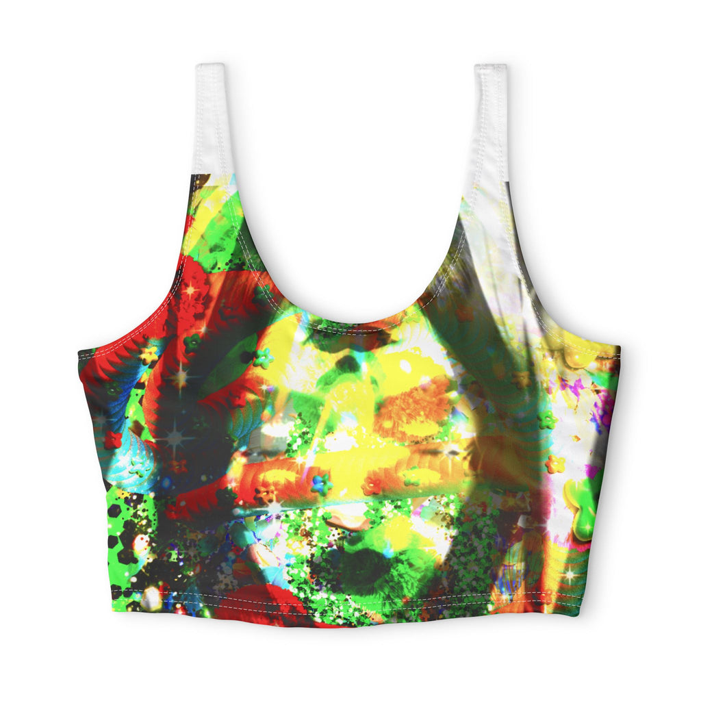 Polyester Sports Bra (AOP)