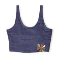 Blue Floral Mandala — Matching Sports Bra (Big Print)