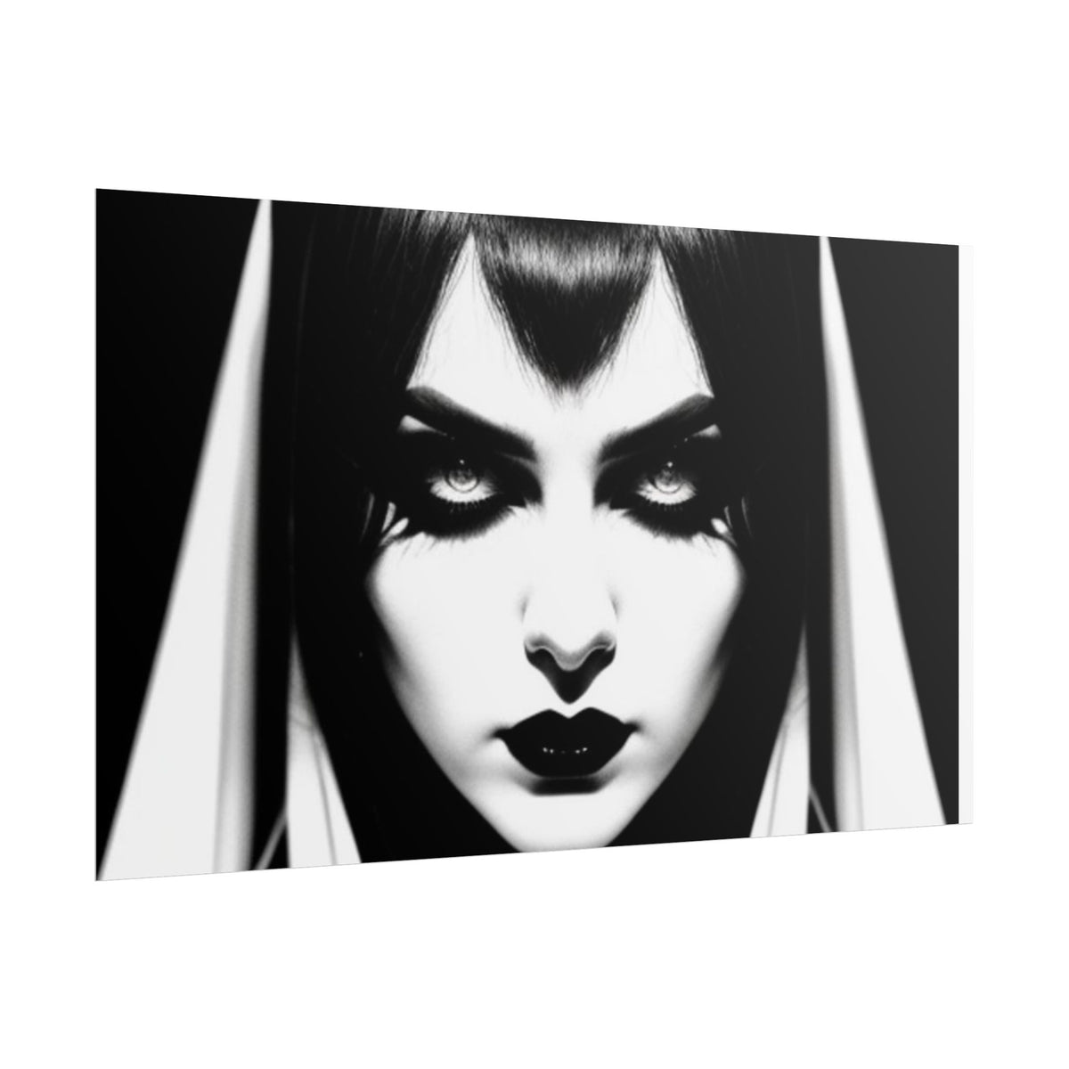Gothic Vampire Woman Rolled Poster