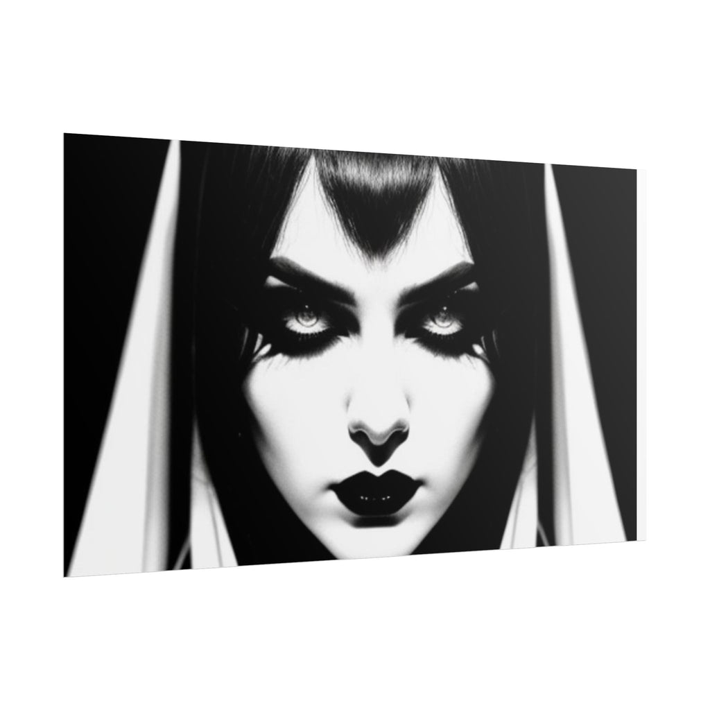 Gothic Vampire Woman Rolled Poster