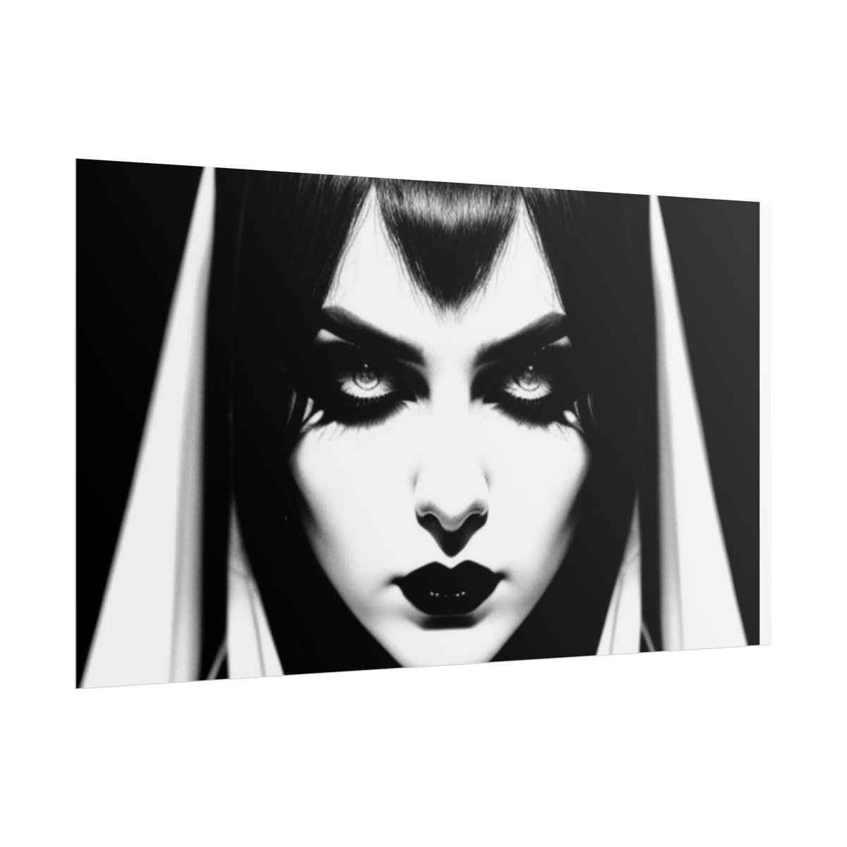 Gothic Vampire Woman Rolled Poster