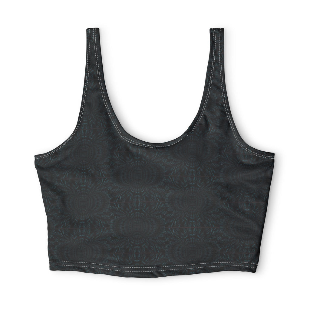 Midnight Fractal — Matching Sports Bra (Small Print)