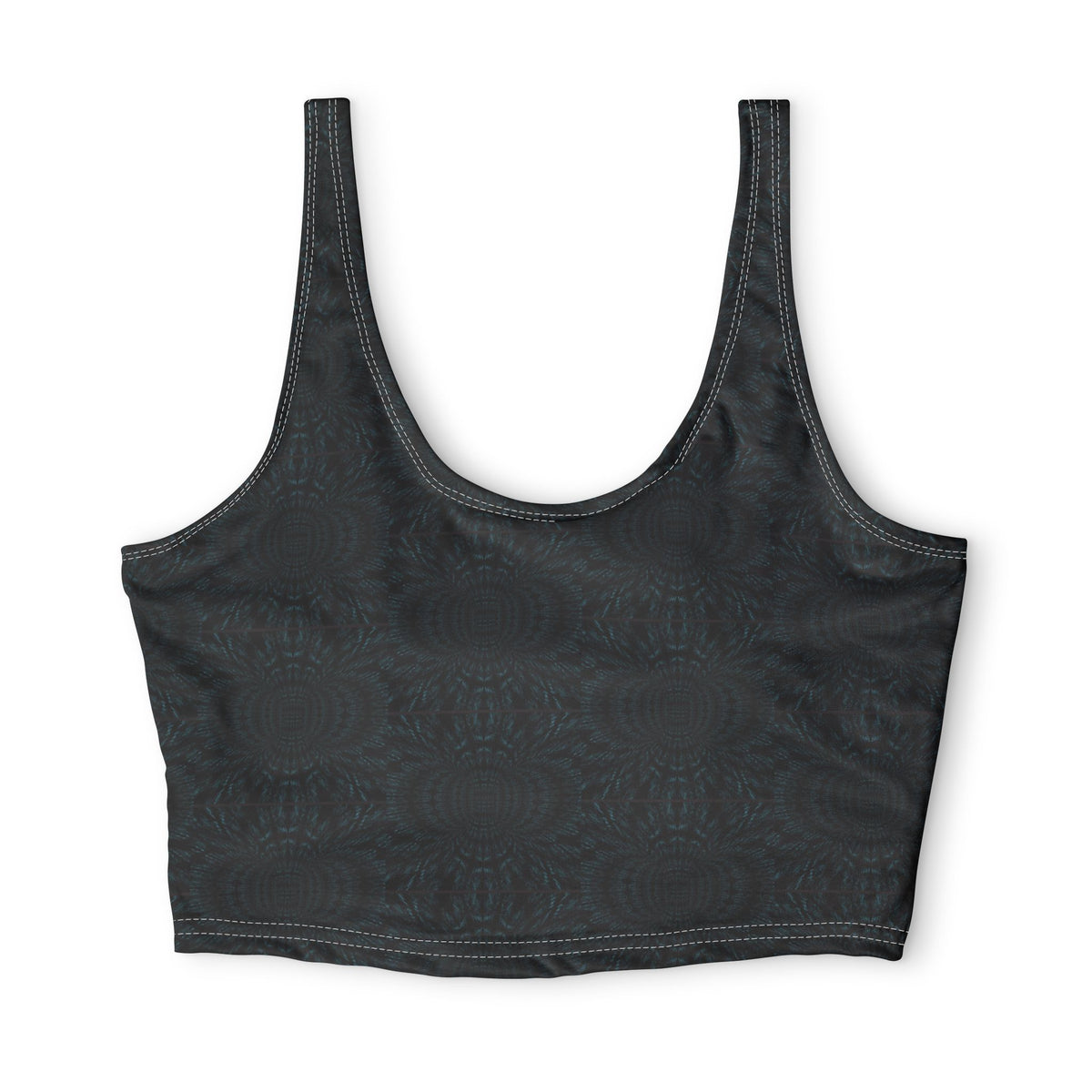 Midnight Fractal — Matching Sports Bra (Small Print)