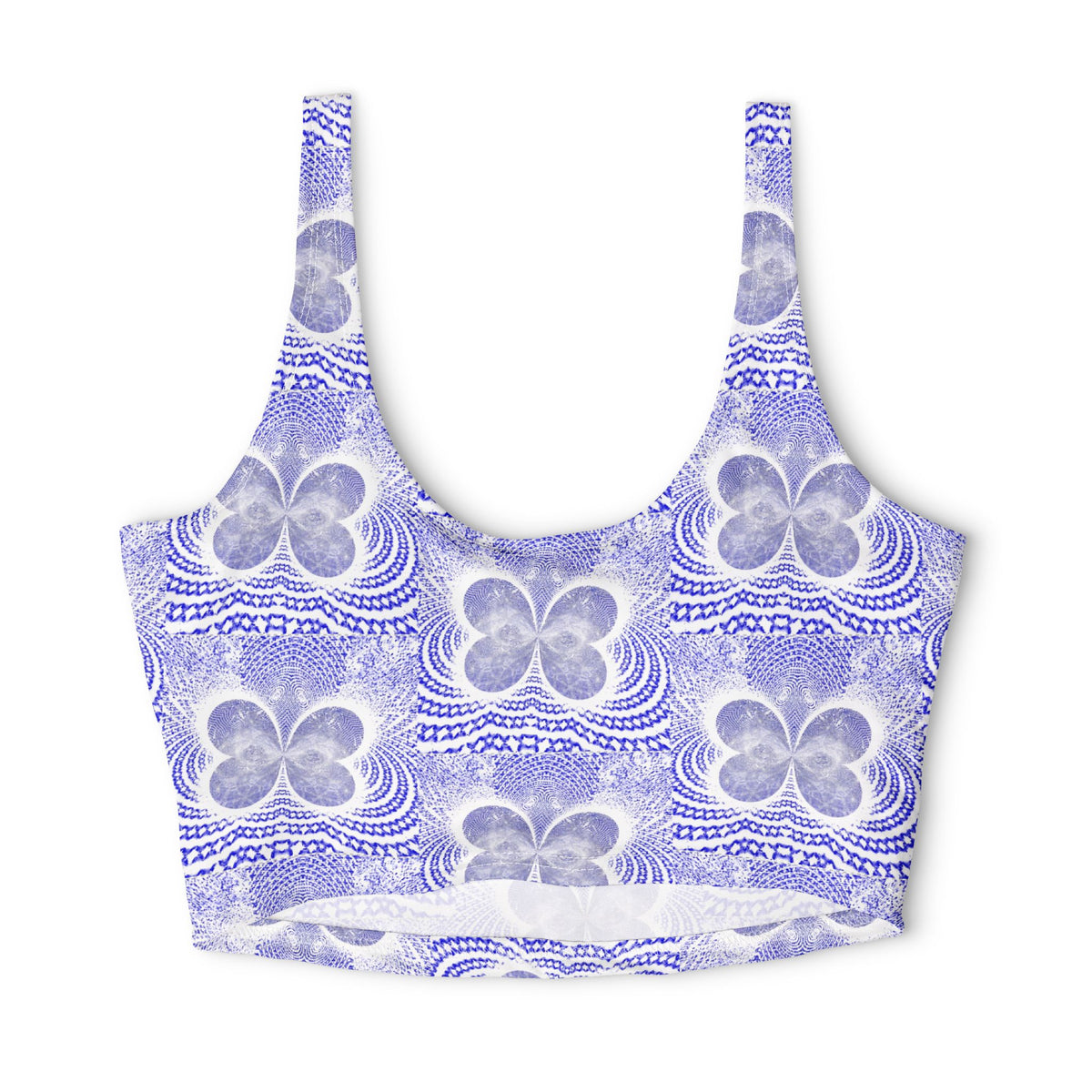 Women's Capri (AOP) — Matching Sports Bra (Small Print)