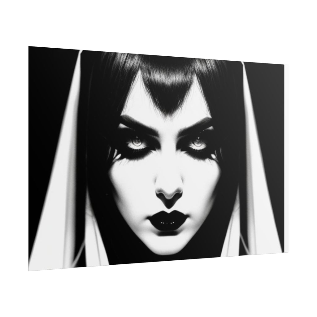 Gothic Vampire Woman Rolled Poster